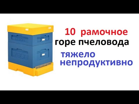 Видео: #Пчёлы.  10 рамочна система пчеловождения.  Спина болит, мёда нет,  семьи слабые.