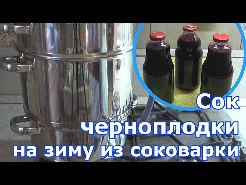 Видео: Сок в соковарке из черноплодной рябины на зиму в домашних условиях / Как пользоваться соковаркой