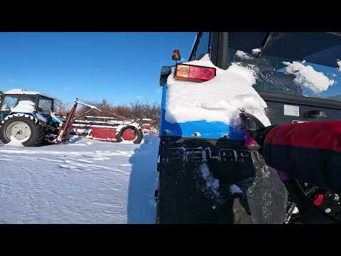 Видео: МТЗ 82 ПО СНЕГУ l ОН НЕ ЗАХОТЕЛ