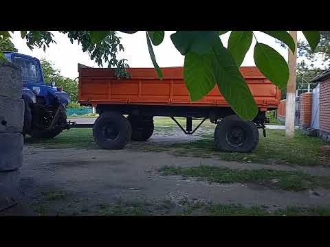 Видео: #мтз80 #село #прицеп