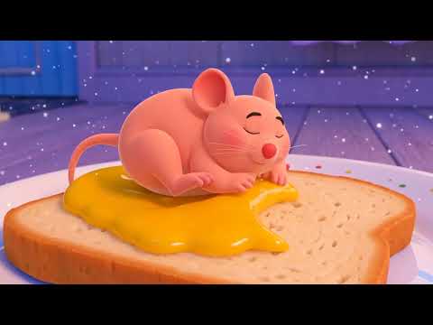 Видео: Маленькі пищущі мишки в місячнім домі 🌙🐭🎵 | Колискова та весела пісенька для дітей 🧀✨