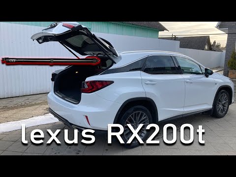 Видео: Замена электроприводов крышки багажника Lexus RX200t