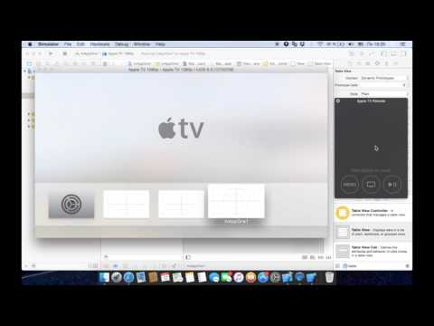 Видео: [Apple tvOS] Пишем простое приложение для новой Apple TV 4 (Swift)