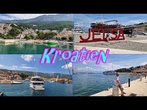 Видео: Плывём на остров Хвар/Отпуск в Хорватии/Город Елса/Kroatien Insel Hvar st.Jelsa/Хорватия