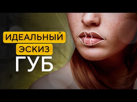 Видео: Идеальный эскиз губ консилером / Как быстро подготовить губы к перманентному макияжу?