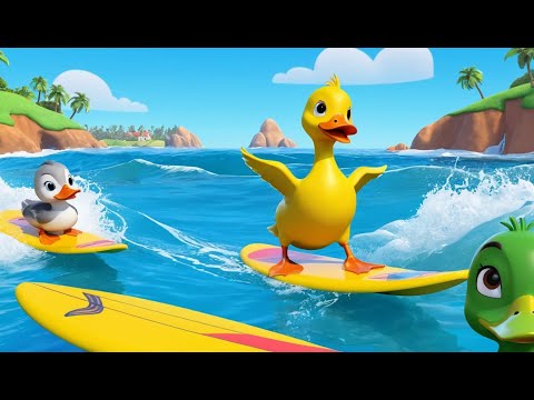 Видео: Утка катается на самокате вокруг озера 🛴