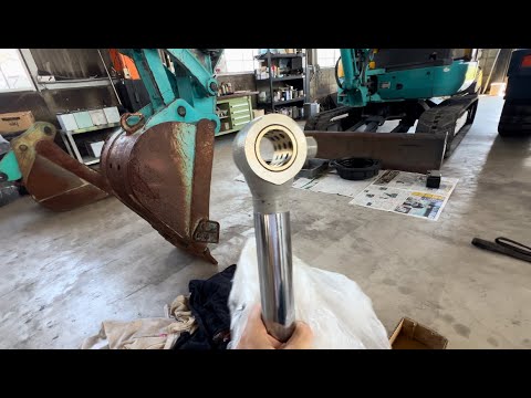 Видео: Замена штока гидроцилиндра / Replacing the hydraulic cylinder rod