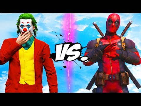 Видео: Дэдпул против Джокера - эпическая битва