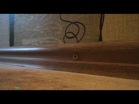 Видео: ПРАВИЛЬНЫЙ  МОНТАЖ  ПЛАСТИКОВОГО  ПЛИНТУСА / How to Install PVC Skirting for vinyl flooring