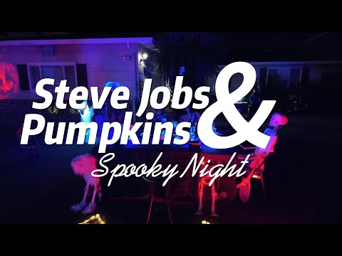 Видео: Halloween Walk Near Steve Jobs’ House  | Прогулка на Хэллоуин возле дома Стива Джобса