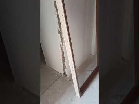 Видео: Как закрепить дверную коробку на перфоленту!!!