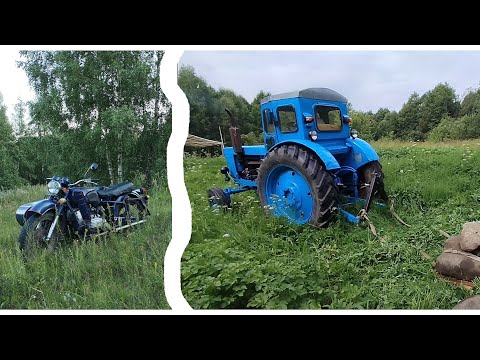 Видео: Т 40 ПОМОГАЕТ ПО ХОЗЯЙСТВУ/ ИСПЫТЫВАЮ ДНЕПР МТ16
