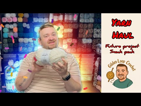 Видео: Yarn Haul — всего понемногу, давайте посмотрим на будущие проекты! Присоединяйтесь!