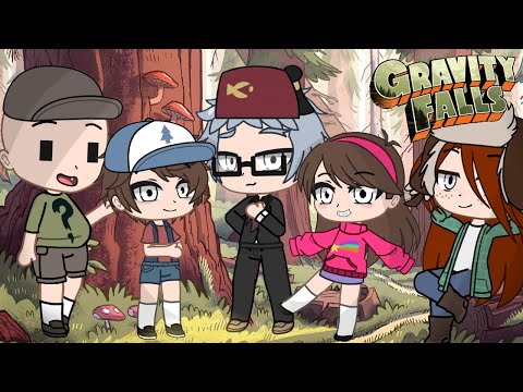 Видео: Если попасть в мир Гравити Фолз (Gacha Club)