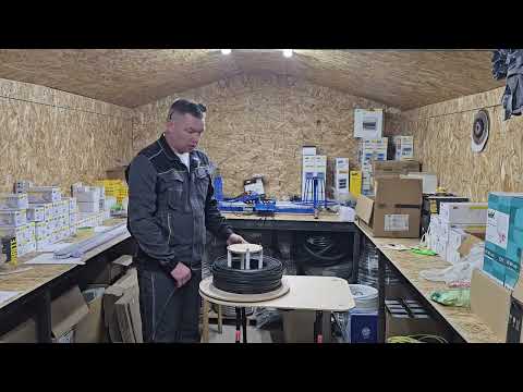 Видео: размотчик для кабеля. электрик.