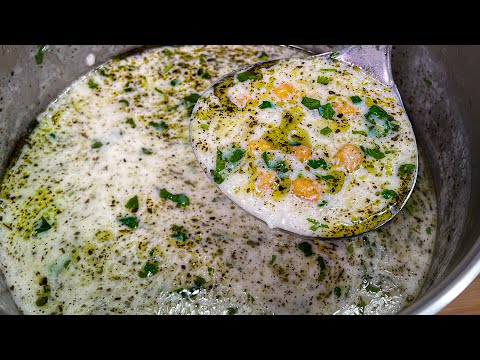 Видео: Невероятно вкусный рисовый суп на ифтар в Рамадан 😋 سوپ ترکی با ماست بی نظیر برای افطاری