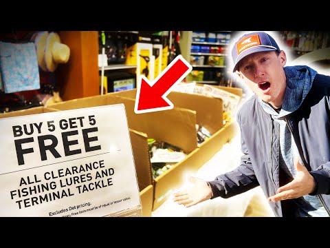 Видео: Dick’s Sporting Goods по сути раздаёт рыболовные снасти! (ВИДЕОБЛОГ)