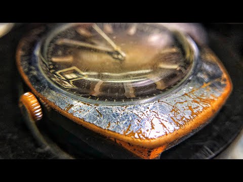 Видео: Часы «ПОЛЁТ», реставрация корпуса и чистка механизма| watch case restoration and mechanism cleaning