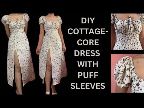 Видео: Платье из молочного хлопка с присборенным бюстом