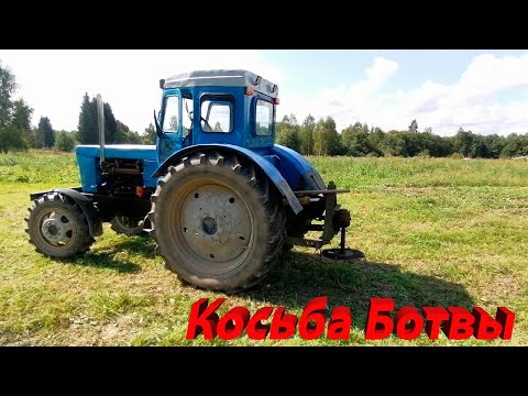 Видео: Трактор Т-40/ Косилка для ботвы картохи