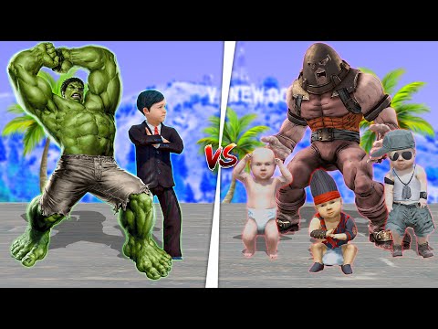 Видео: Халк пен Кішкентай Джонни Джагернаутқа қарсы шықты! (GTA V)