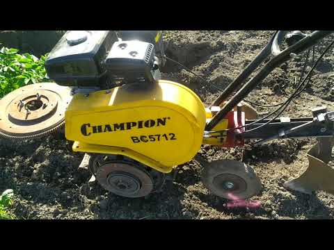 Видео: Окучник для мотокультиватора champion BC5712. И сценка для навесного