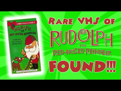 Видео: Я нашел редчайшую VHS-кассету «Рудольф, красноносый олень»!!!