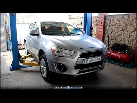 Видео: Замена пыльника отбойника передней стойки на Mitsubishi Outlander Sport 2,0 Мицубиси Аутлендер 2014