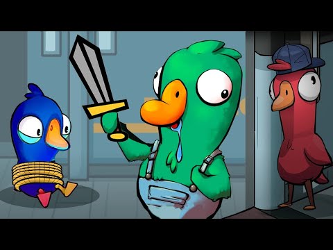 Видео: АМОНГУСЬ! НАШ ДЕВИЗ - СЛАБОУМИЕ И ОТВАГА! - Goose Goose Duck!