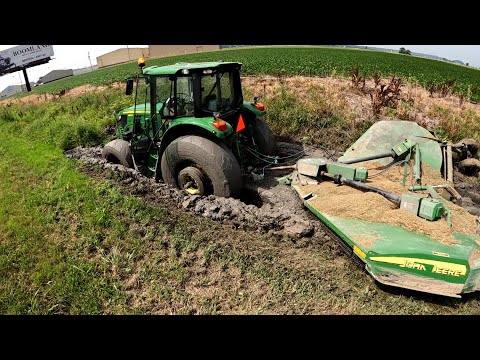 Видео: УДИВИТЕЛЬНЫЕ КОЛЕЙКИ!!! ROTATOR ПРОТИВ DEERE С КРЫЛОМ-БАТОЙ!!!