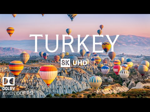 Видео: Турция 8K видео Ultra HD с мягкой фортепианной музыкой - 60 кадров в секунду - 8K Nature Film