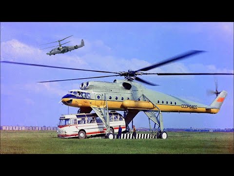 Видео: Вертолёты Гиганты Ми-10К и Ми-12, созданы по приказу Хрущева!