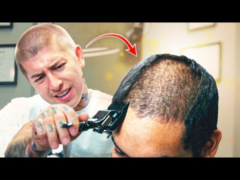 Видео: Челлендж «Стрижка за 100 долларов без машинки» 😳💈