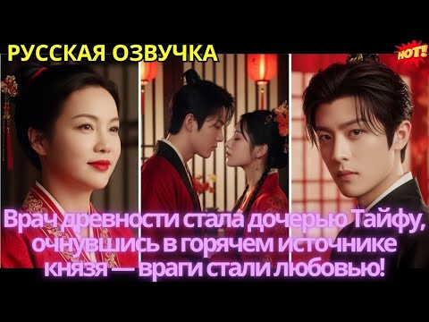 Видео: Врач древности стала дочерью Тайфу, очнувшись в горячем источнике князя — враги стали любовью!