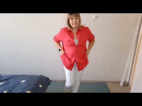 Видео: Рубашка из льна.Обзор готового изделия
