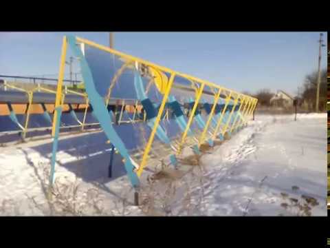 Видео: Подробная пошаговая инструкция сборки (монтажа) этого солнечного коллектора-концентратора