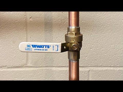 Видео: Пайка шарового клапана без свинца