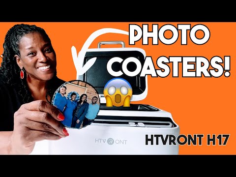 Видео: 🔥Создайте уникальные подставки для фотографий с помощью HTVRONT H17 | Проект сублимации для начин...