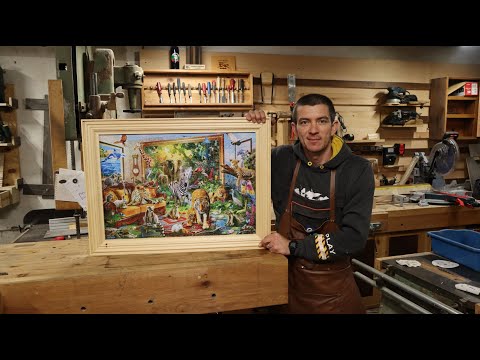 Видео: Как се прави рамка за пъзел, картина, гоблен.