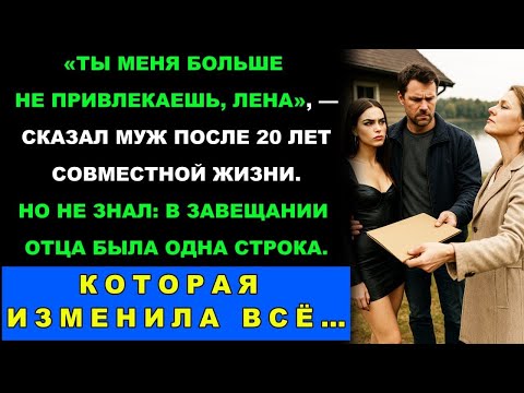 Видео: После 20 Лет Брака Муж Сказал Ты Меня Больше Не Привлекаешь, Лена Но Он Не Знал Об Одном…