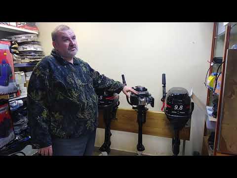 Видео: Лодочный мотор ханкай 4 такта 3.6л.с.