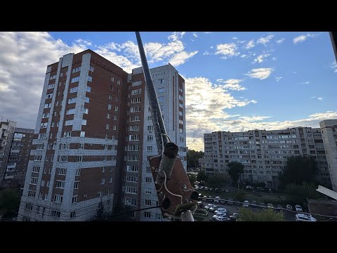 Видео: Антенна 5/8 на 27 МГц. Балконный вариант, усовершенствованный.
