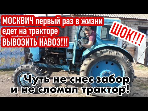Видео: ЛТЗ Т-40 | Первый раз еду на тракторе!
