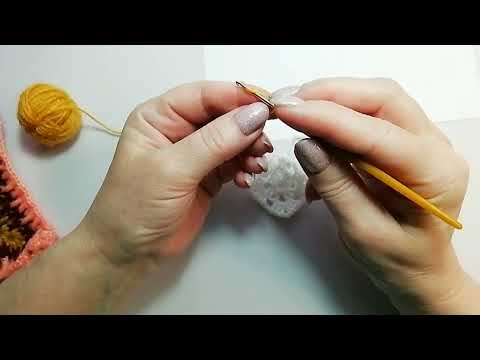 Видео: Как связать испанский квадрат на основе бабушкиного.