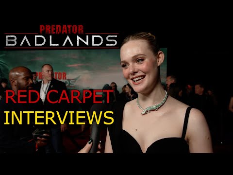 Видео: Интервью с актёрами и создателями фильма «Хищник: Пустоши» на красной дорожке премьеры в США