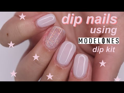 Видео: Окуните ногти с помощью набора MODELONES!