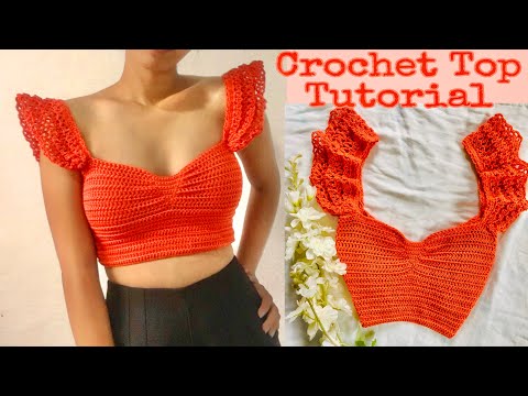 Видео: ЛЕГКИЙ РУКОВОДСТВО ПО ВЯЗАНИЮ ТОПИКА КРЮЧКОМ | Топ «Мармелад» | для всех размеров