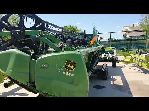 Видео: Жатка флекс для збирання сої - John Deere F 630