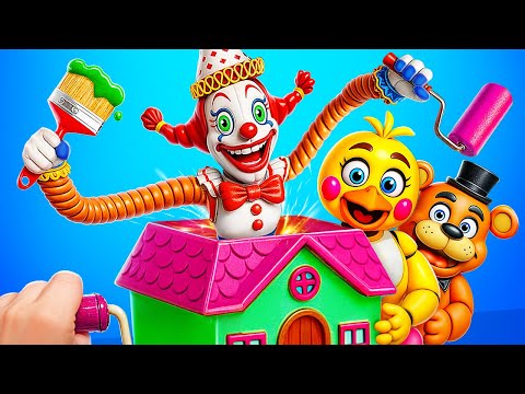 Видео: Мы построили домик для Фредди! Секреты FNaF!