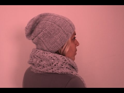 Видео: Ультрамодная удлиненная шапка БИНИ спицами. Мастер-класс. Современное вязание в тренде!